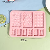 All in One Bar Mould 2.0 | 9 in 1 bar mould | Bubbly , Diamond, Button Medium size mould