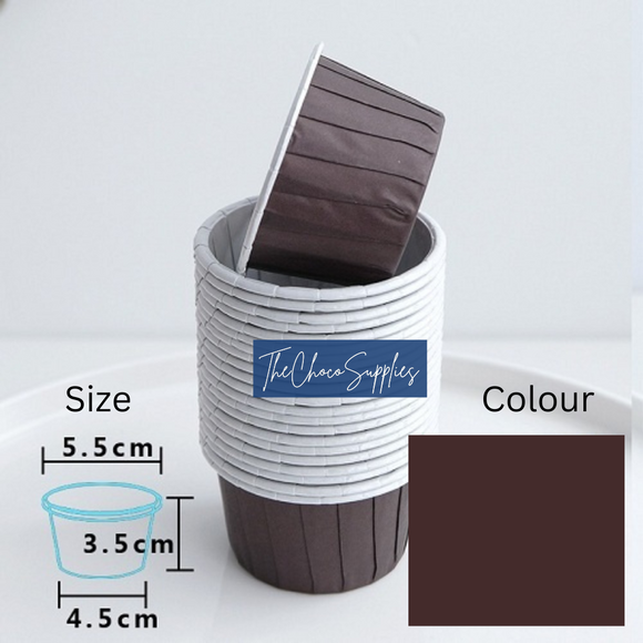 Dark Brown | Cupcake Liner | Bakestable