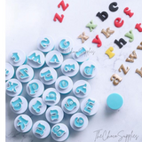 Lower case (a-z) Alphabet fondant plunger 26pcs set