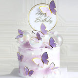 Lavender Butterflies | Cake Decorating Butterflies | Pack of 10 pcs