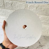 8 Inch Acrylic Disc | Cake Separator / Card | 1 Piece