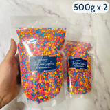 Confetti Big Discs Sprinkles | Rainbow Sprinkles | Edible