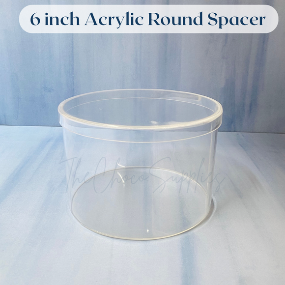 6 inches Round  | Acrylic Cake Spacer