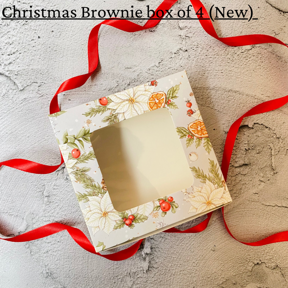 Christmas theme brownie box by thechocosupplies