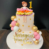 Beautiful Cake for a one year old girl made by Vandita Singh