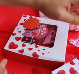 Valentines theme | 4 Brownie Box