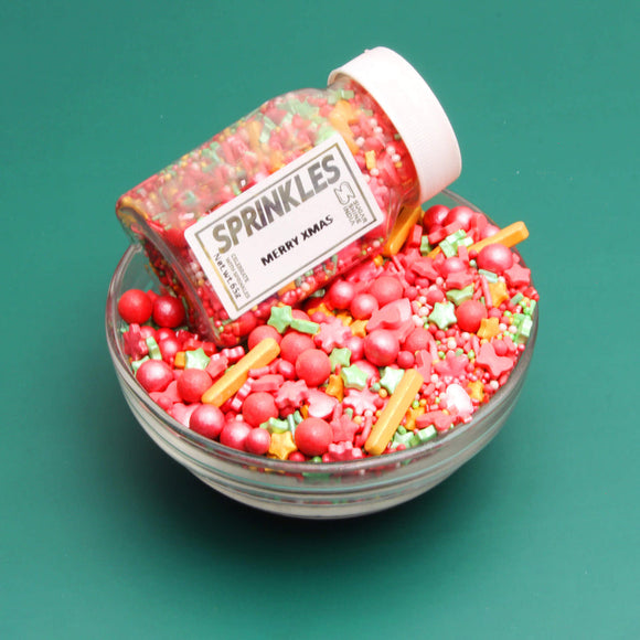 Merry X-mas Sprinkles Mix | 100 grams
