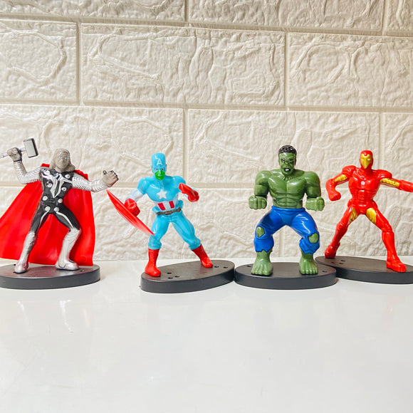 Avengers Cake Topper Figurine | Set of 4 pcs