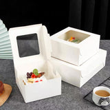 ITC White Window Cake Box | 1 pound | 8x8x5inch