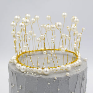 Pearl Crown | Design 4 | Cake Topper