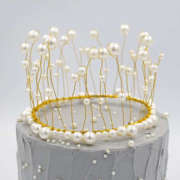 Pearl Crown | Design 4 | Cake Topper