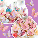 Pink butterflies | Cake Decorating Butterflies | Pack of 10pcs